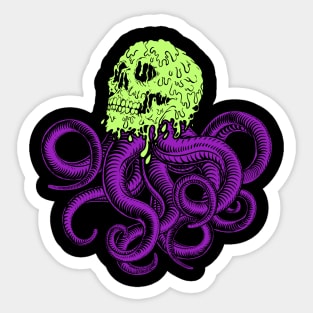 Tentaskull Sticker